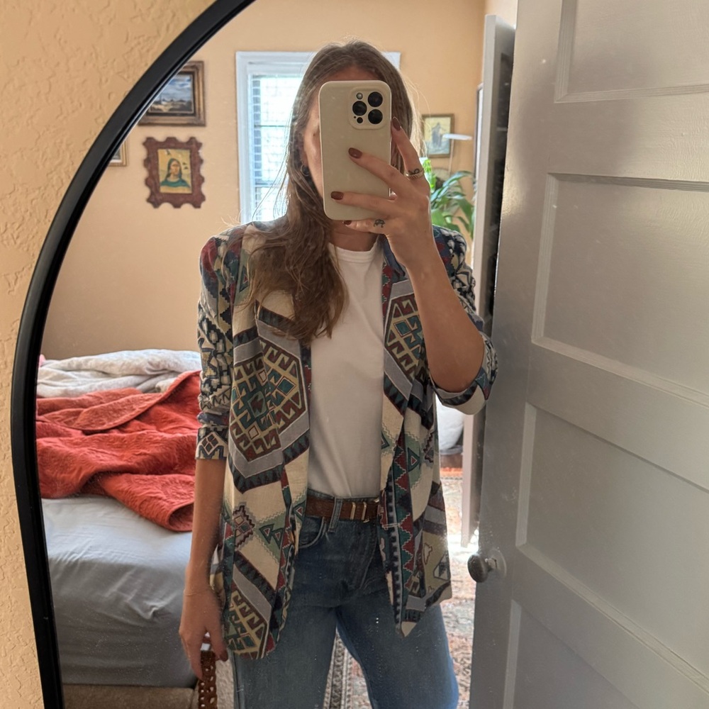 Geometric Patterned Jacket - image 3